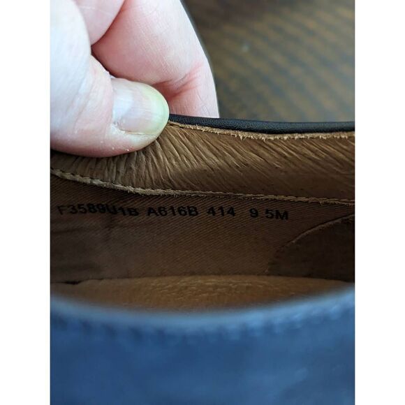 John Varvatos Star USA Navy Blue Suede Derby Oxford Shoes - Size 9.5 main image 2